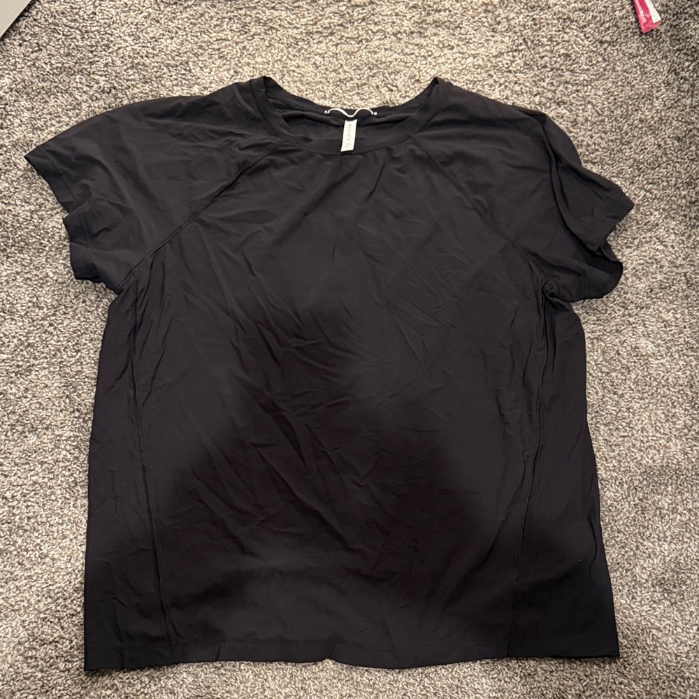 Athleta Black Short Sleeve Tee